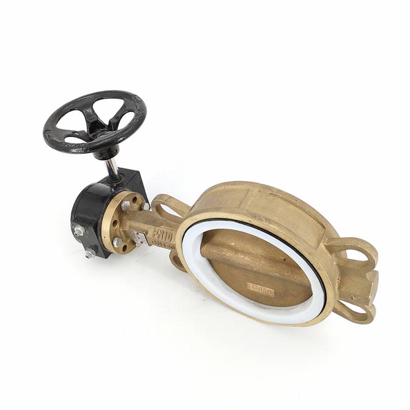 Nickel-aluminum bronze wafer butterfly valve